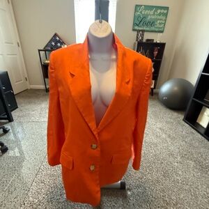 Women's Orange Blazer 97